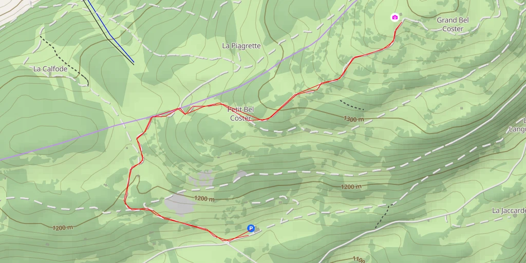 Map of the trail for 132