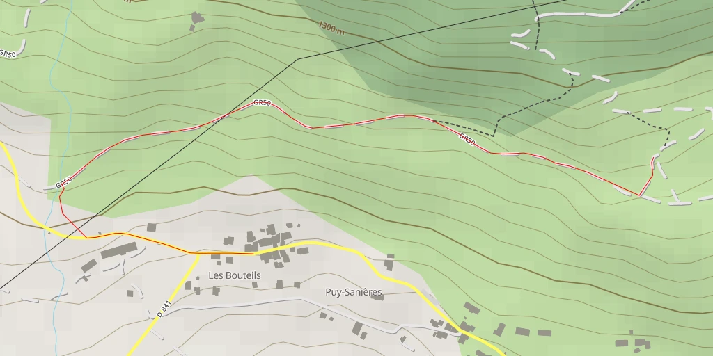 Map of the trail for Mont guillaume - Serre Pierra - Écluse