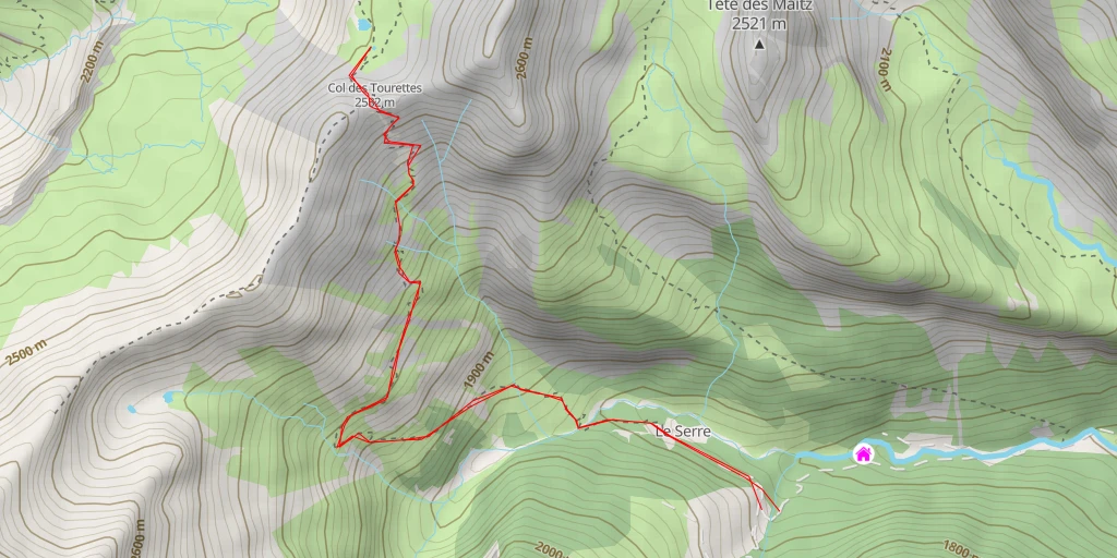 Map of the trail for 05170