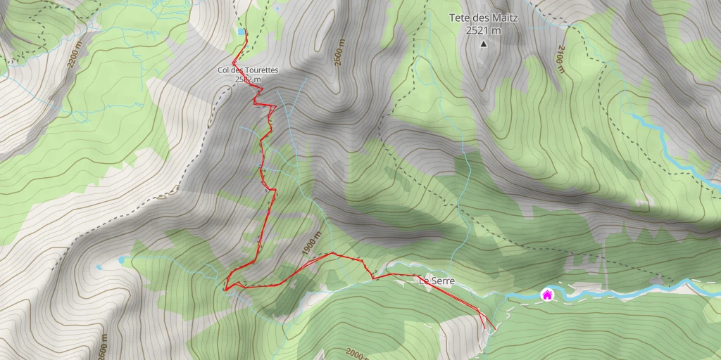 Map of the trail for 05170