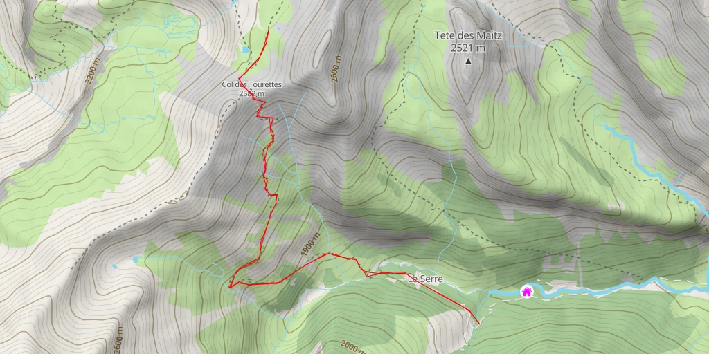 Map of the trail for 05170