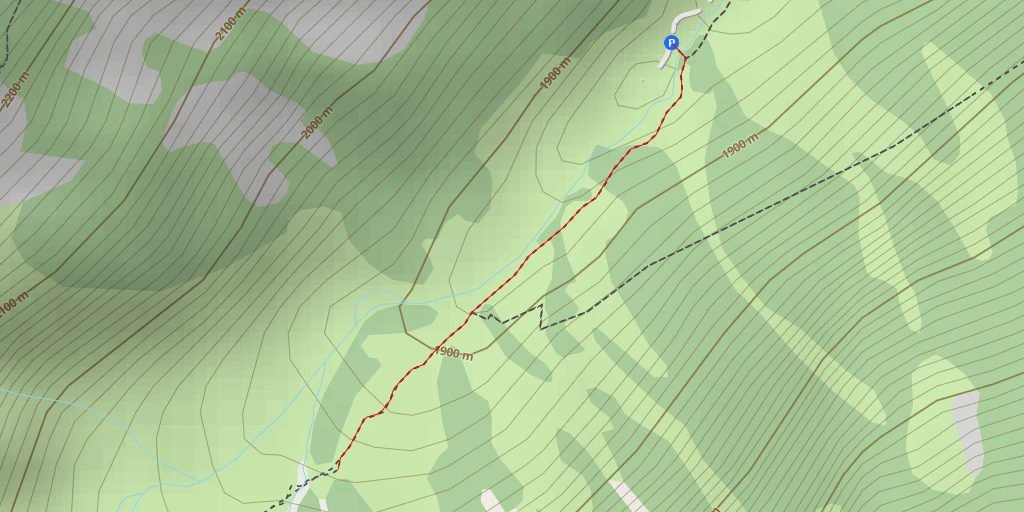 Map of the trail for Pont de Narreyroux