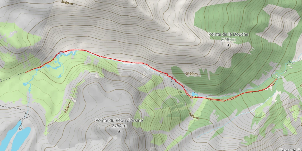 Map of the trail for 