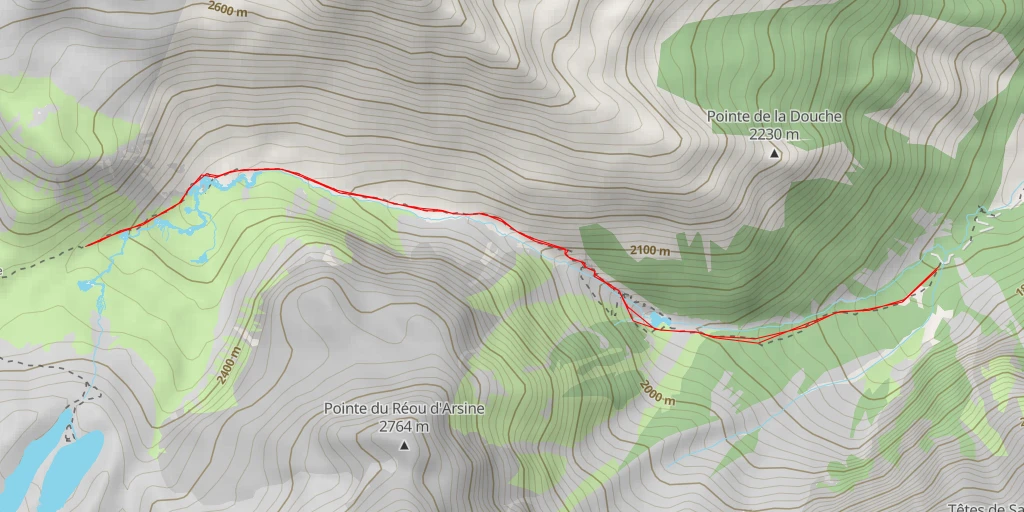 Map of the trail for 