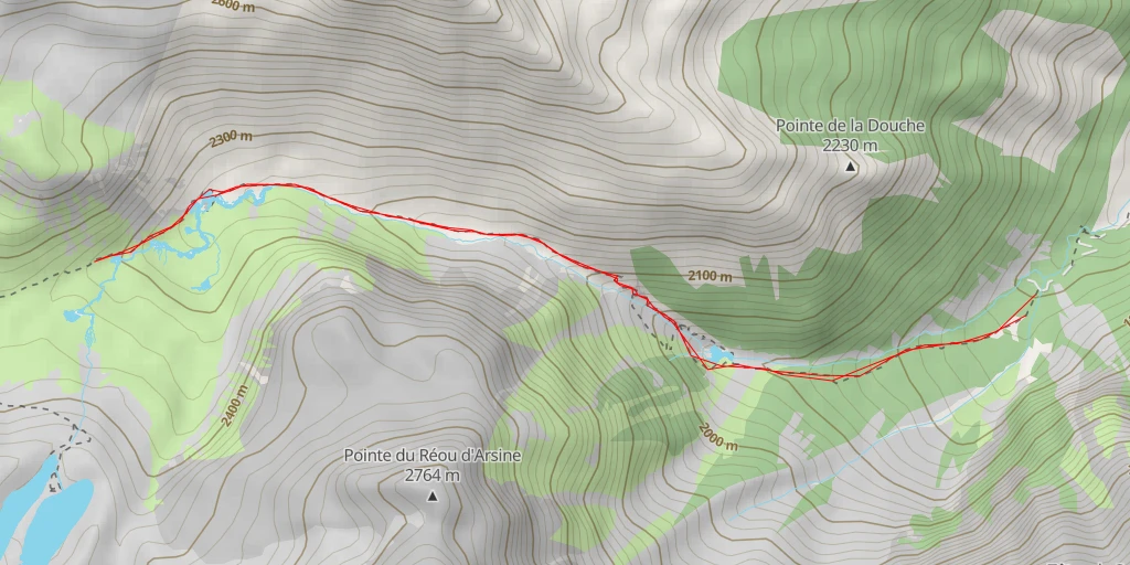 Map of the trail for 