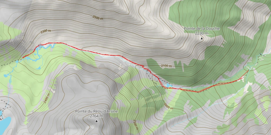 Map of the trail for 