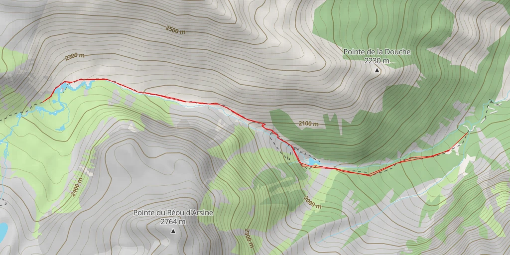 Map of the trail for 