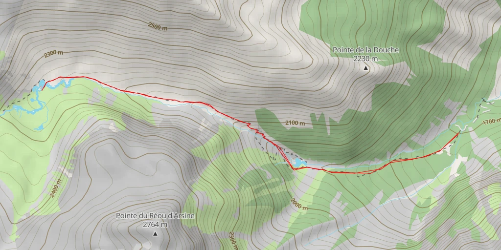 Map of the trail for 