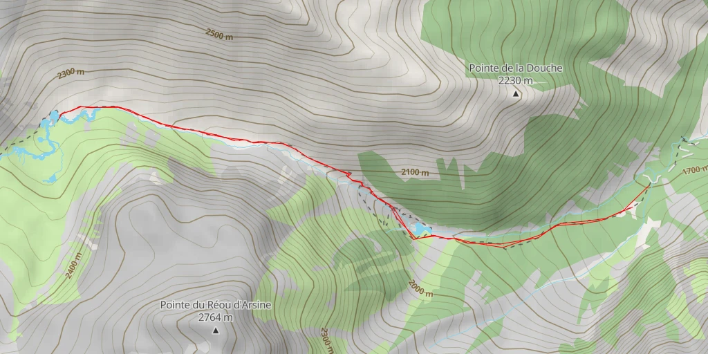 Map of the trail for 