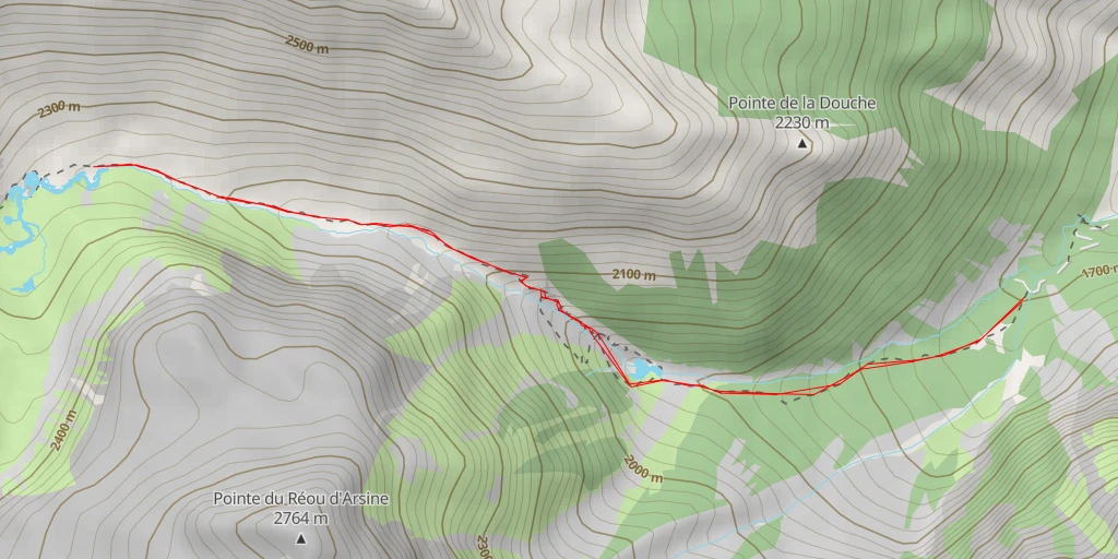 Map of the trail for 05220