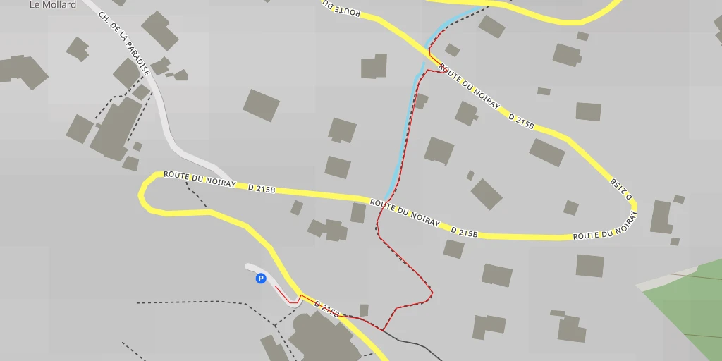 Map of the trail for Route du Noiray - Route du Noiray