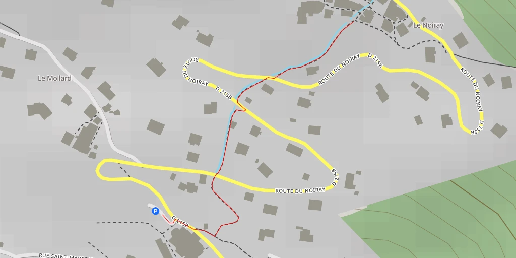 Map of the trail for Chemin de la Chapelle - Chemin de la Chapelle