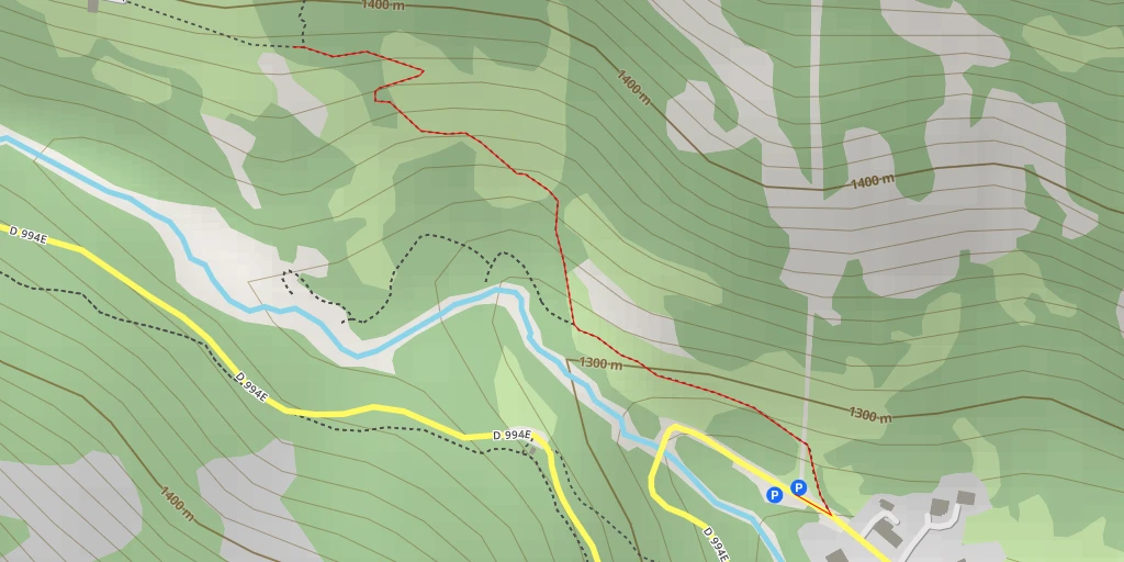 Map of the trail for Le Serre - Route d'Ailefroide - Vallouise-Pelvoux