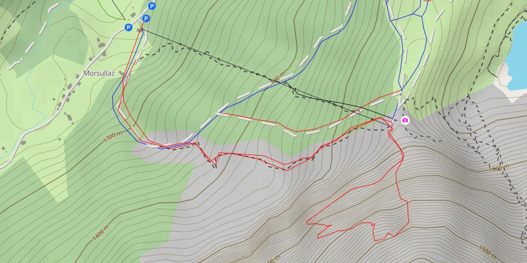 Map of the trail for Grand Bargy Voie du Temps