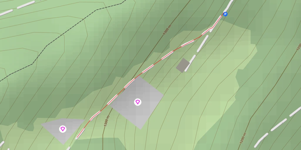 Map of the trail for Côtelette