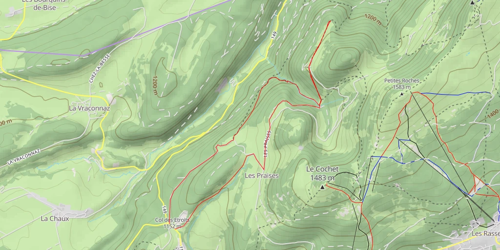 Map of the trail for 149