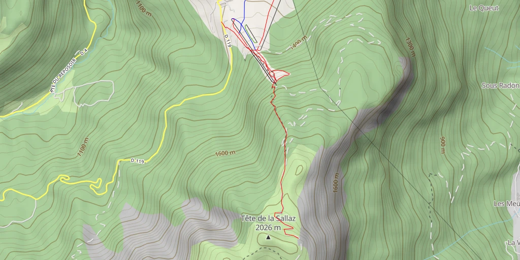 Map of the trail for Chemin de Vormy - Chemin de Vormy