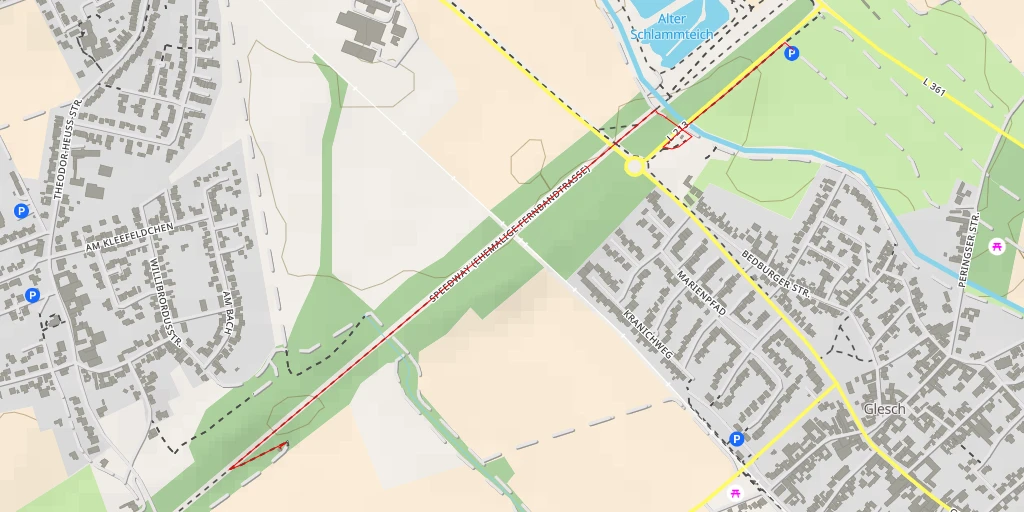 Map of the trail for Blue Box