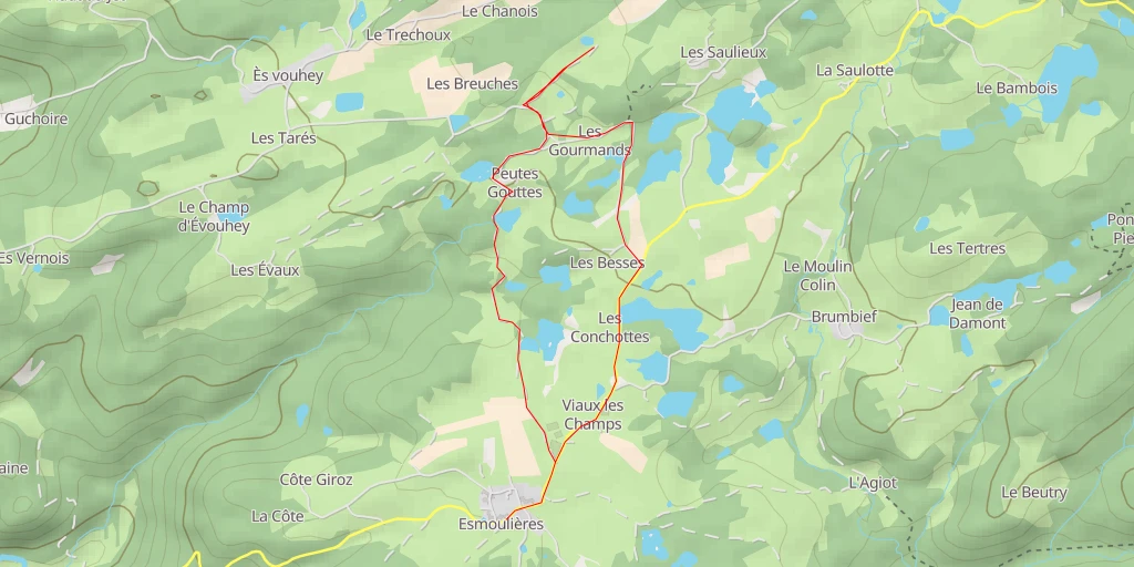 Map of the trail for 