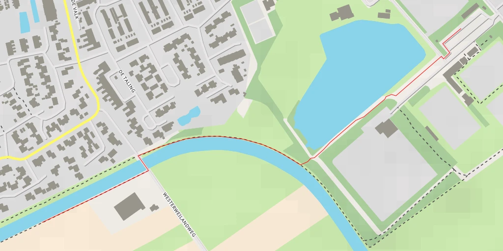 Map of the trail for De Lijster