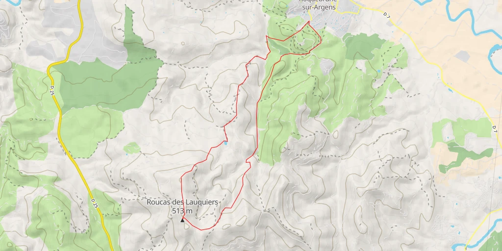 Map of the trail for 83120