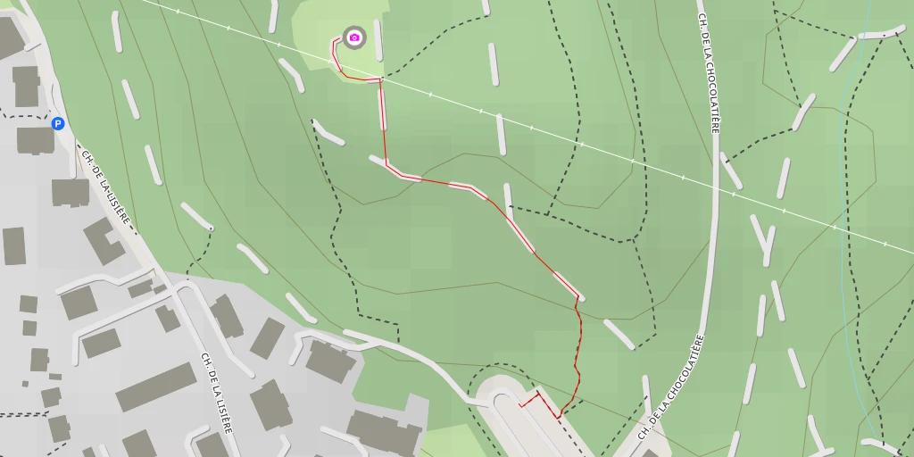 Map of the trail for AI - Tour de Sauvabelin