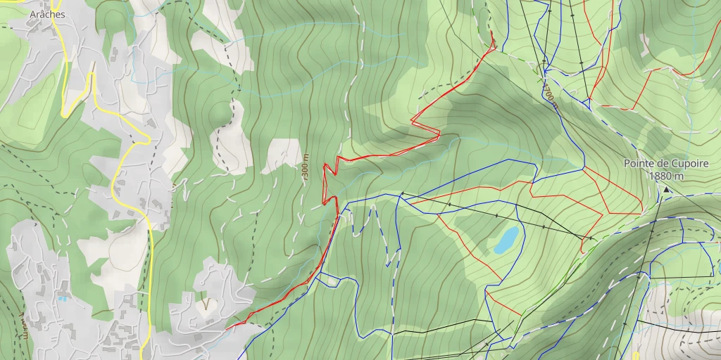 Map of the trail for Croix des 7 frères