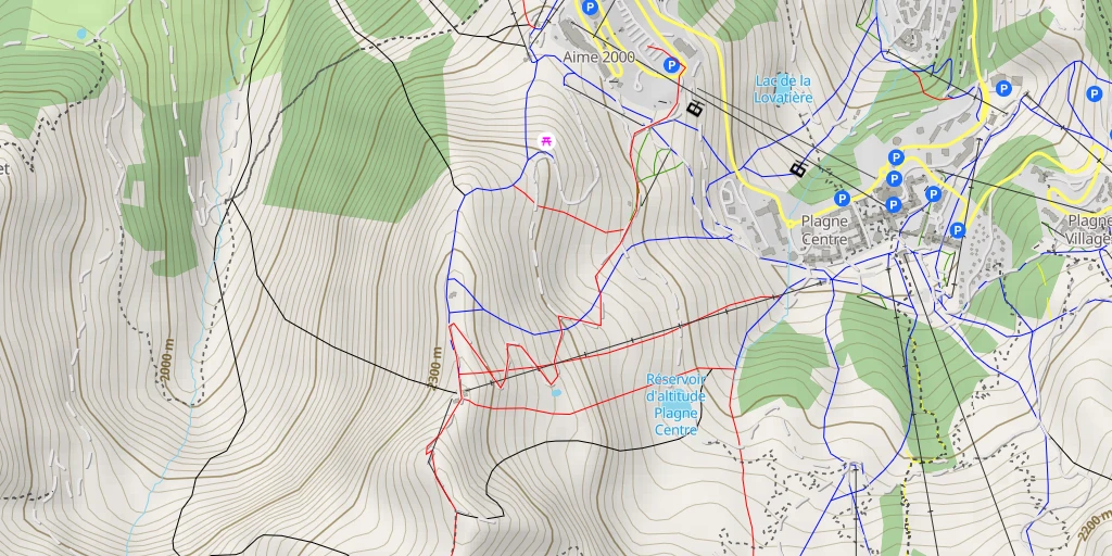 Map of the trail for Dos de la Vellière