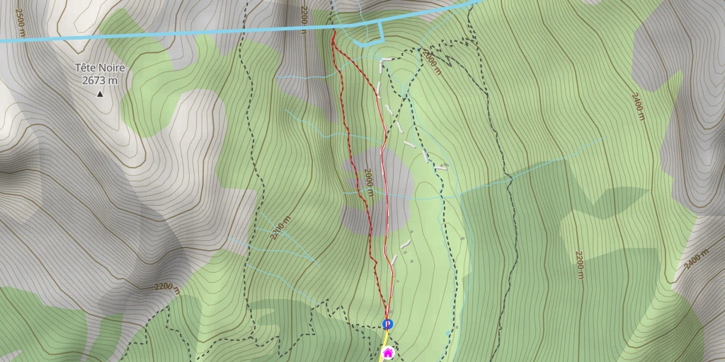 Map of the trail for D 106