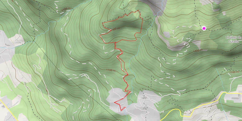Map of the trail for Le Zéta Passage S