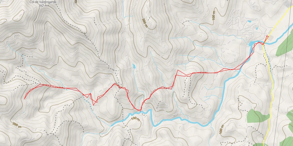 Map of the trail for Les Cavalières - Route Forestière F23