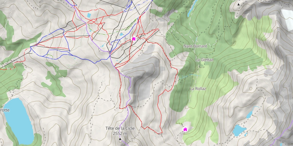 Map of the trail for 26 - Ancienne Route Nationale 202