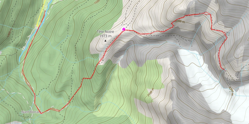 Map of the trail for Passerelle des Conscrits - Passerelle des Conscrits