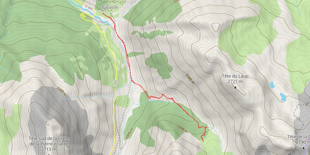 Map of the trail for 04400