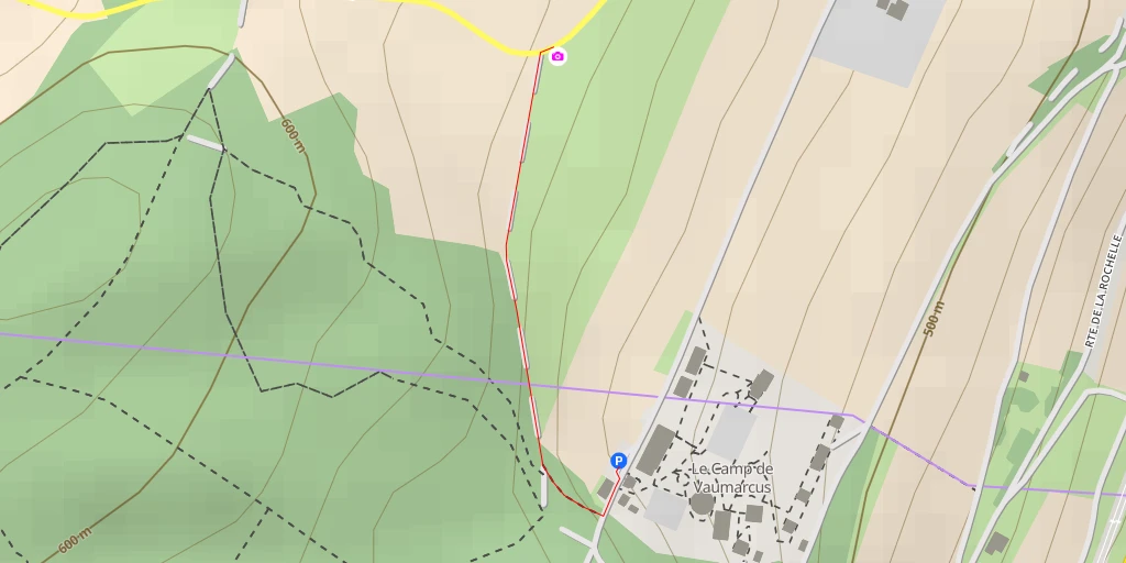 Map of the trail for Route du Moulin - La Grande-Béroche