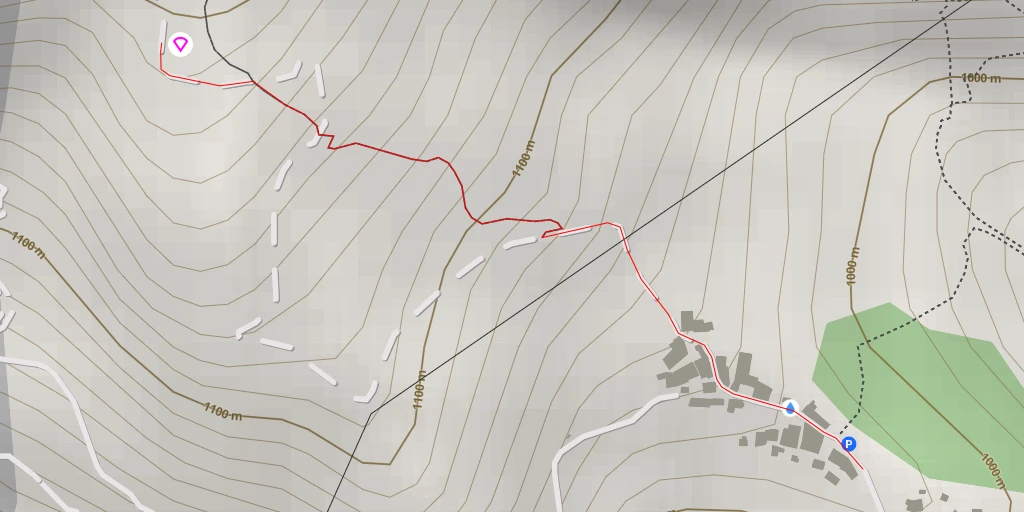 Map of the trail for Aire de Décollage de Fort du Truc