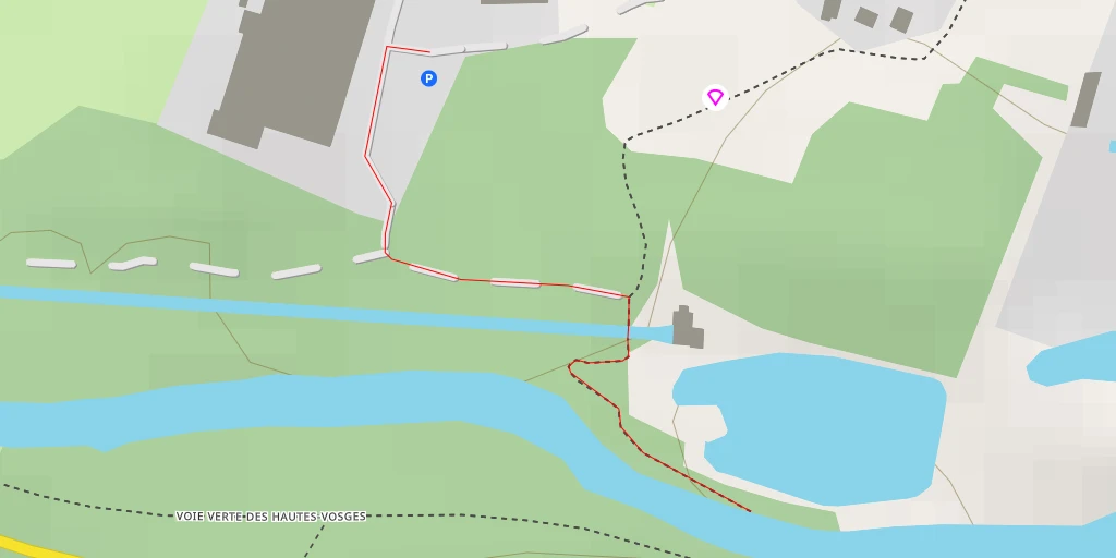 Map of the trail for Voie Verte des Hautes-Vosges - Voie Verte des Hautes-Vosges