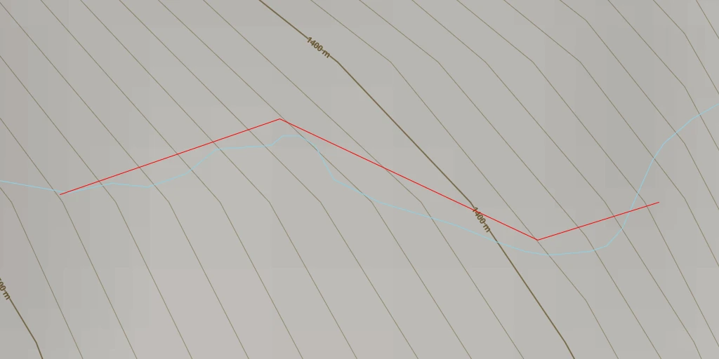 Map of the trail for Vallée des Chapieux - Praz Bozon Grande cascade de droite