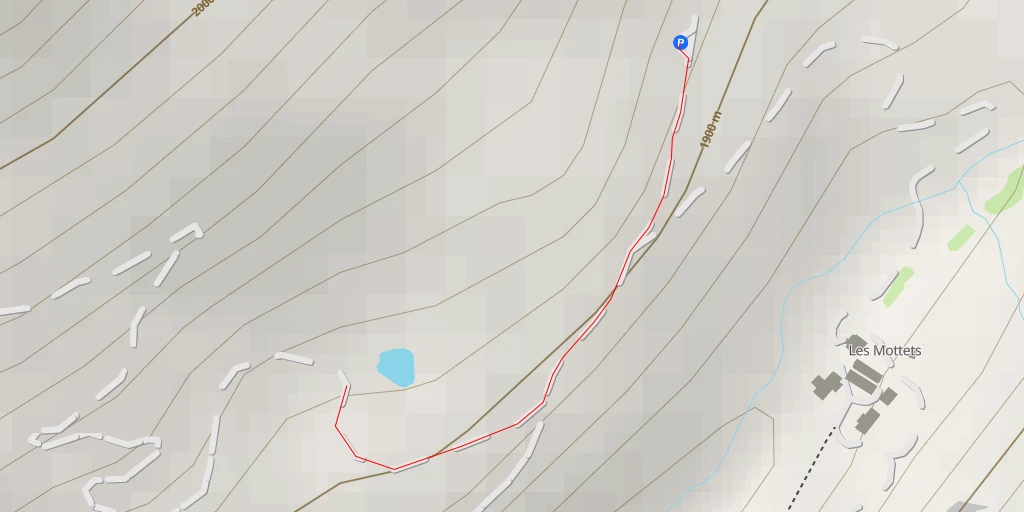 Map of the trail for Route de la Ville des Glaciers - Route de la Ville des Glaciers