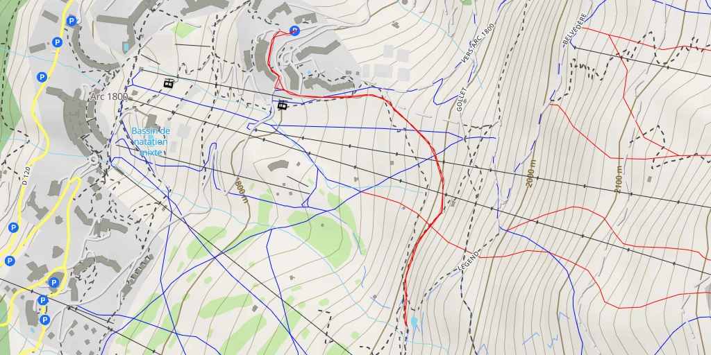 Map of the trail for Legend - Legend