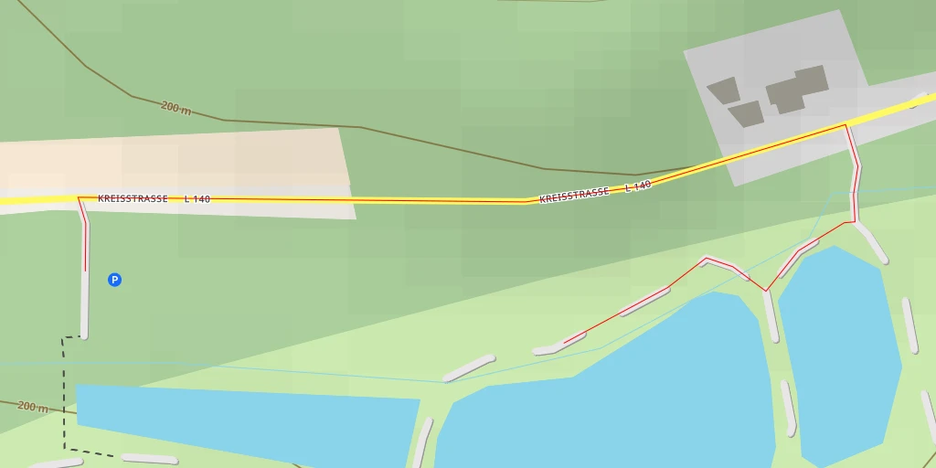 Map of the trail for Kreisstraße - Kreisstraße