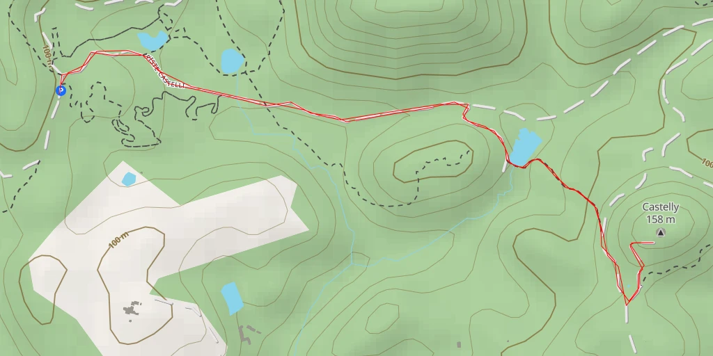 Map of the trail for Castelly