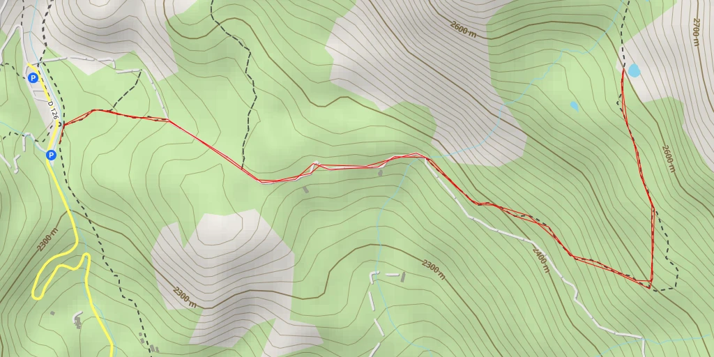 Map of the trail for 73500