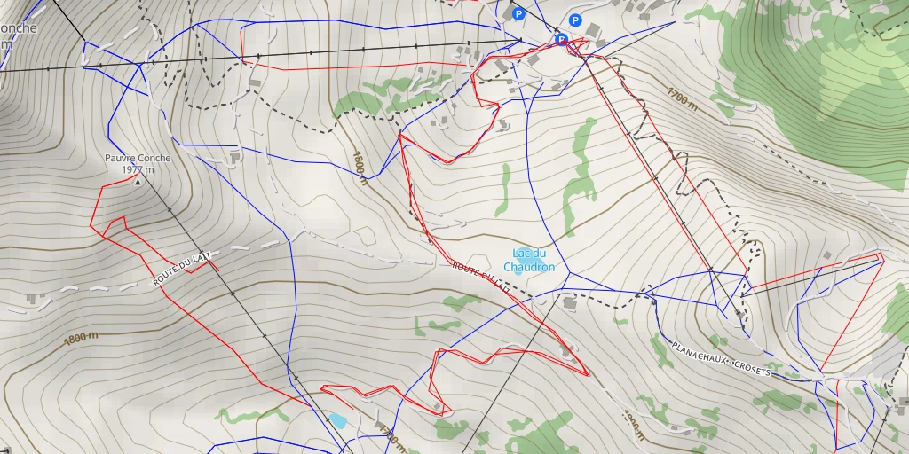 Carte de l'itinéraire :  