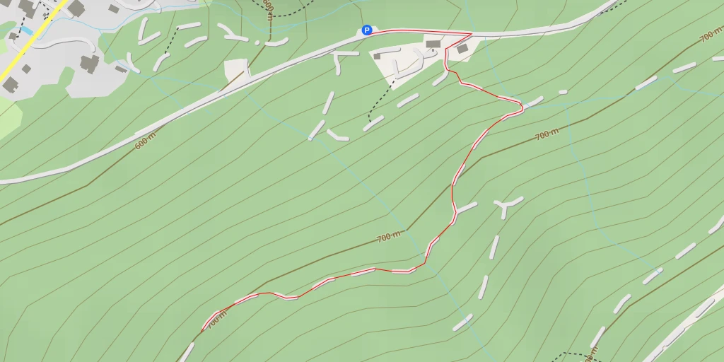 Map of the trail for Lepuix