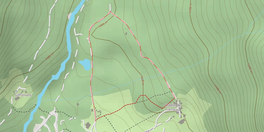 Map of the trail for D 907