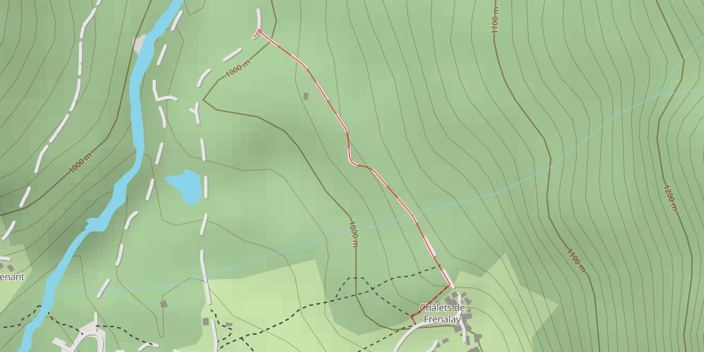 Map of the trail for D 907