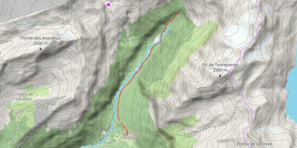 Map of the trail for Le Bout du Monde - Le Pas du Boret