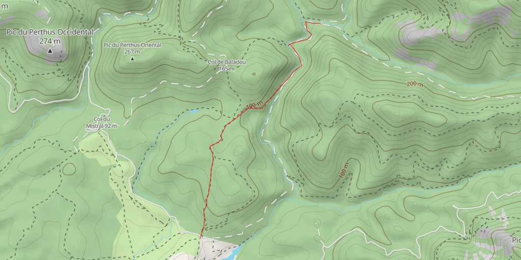 Map of the trail for Réserve biologique dirigée de Mal-Infernet - Piste du Ravin du Mal Infernet