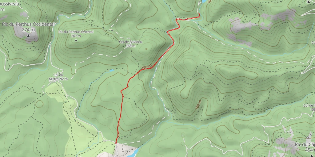 Map of the trail for Piste du Ravin du Mal Infernet - Piste du Ravin du Mal Infernet